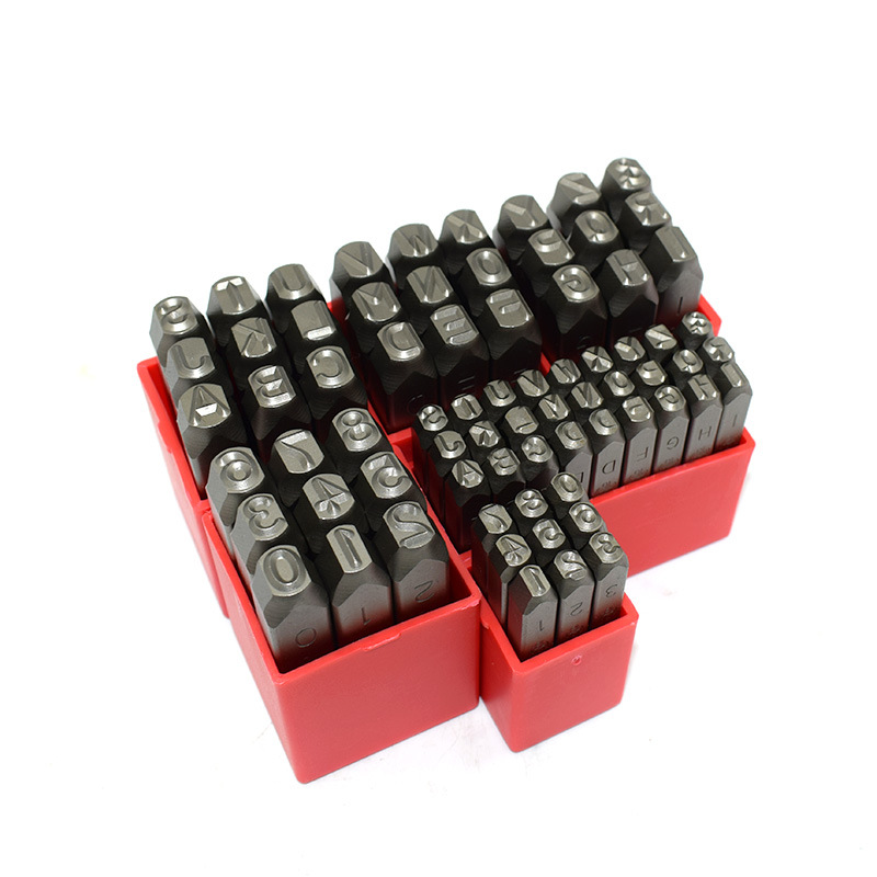 Original German YC steel print hand-typed digital English steel character positive body reverse steel character punch A- Z steel character print