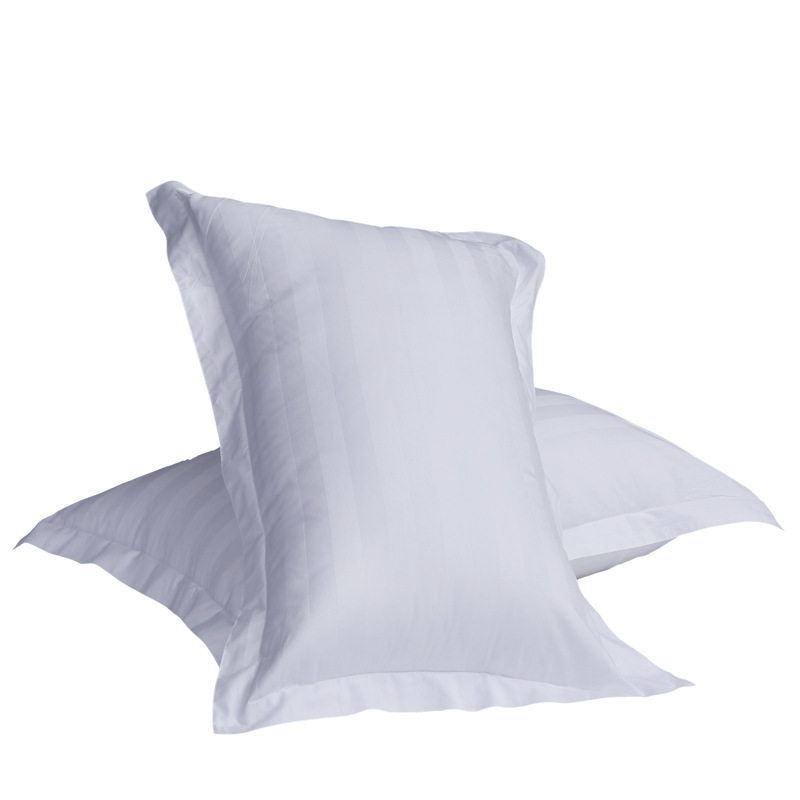 Hotel Pillowcase Pure Cotton Satin Pillowcase White Hotel Professional Washable Pillow Large Quantity Wholesale Export Pillowcase