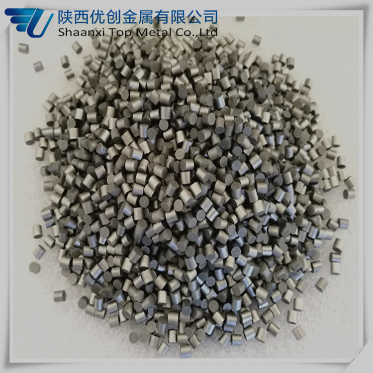 99.99% Titanium Particles University Experiment Spot Φ3*3 Φ6*6 Titanium Particles 5N Titanium Particles for Evaporation