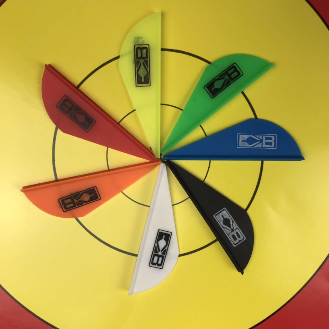 Arrow feather rubber feather 2 inch braze TPU feather practice arrow arrow feather rubber feather