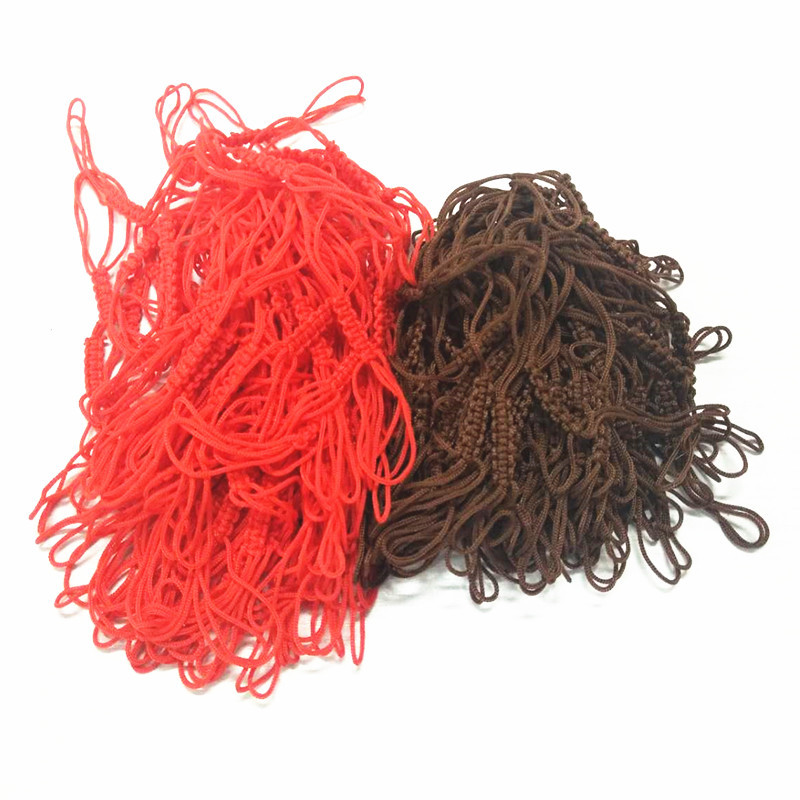 Pot rope wholesale Brown Red Yellow Black teapot rope hand woven tie pot lid rope tea accessories
