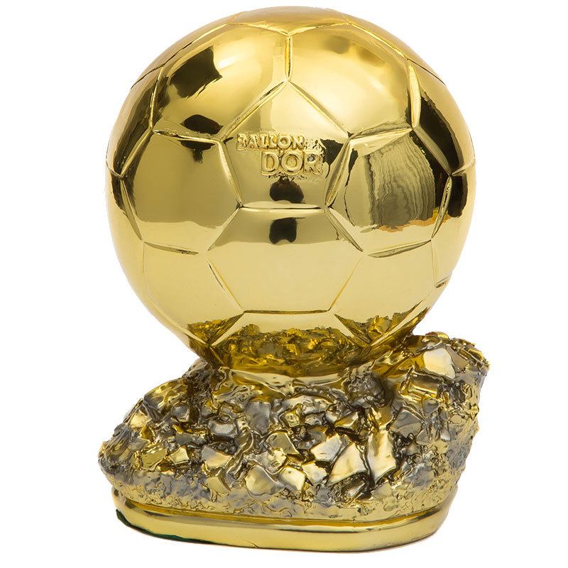 Football Fan Golden Globe Football Player Trophy Ronaldo Messi Surrounding Football Bar Decoration Souvenir