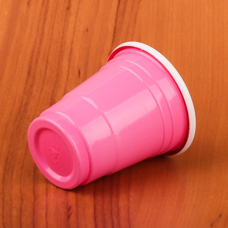 2oz plastic PP disposable trial Cup pudding cup dessert Cup customizable color logo mini wine glass