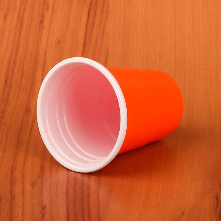 2oz plastic PP disposable trial Cup pudding cup dessert Cup customizable color logo mini wine glass