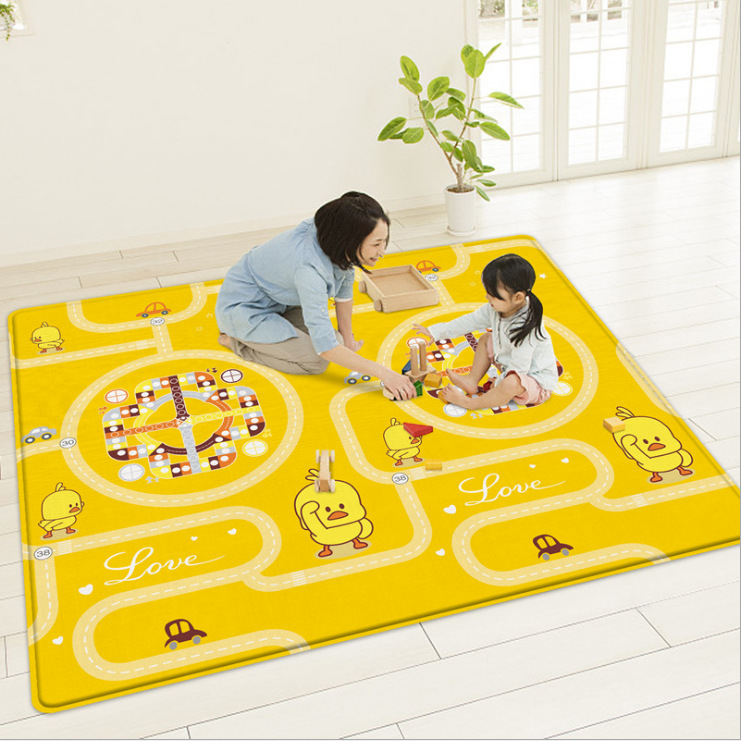 Двусторонний коврик для лазания для детей Huaying, складной, для детской комнаты