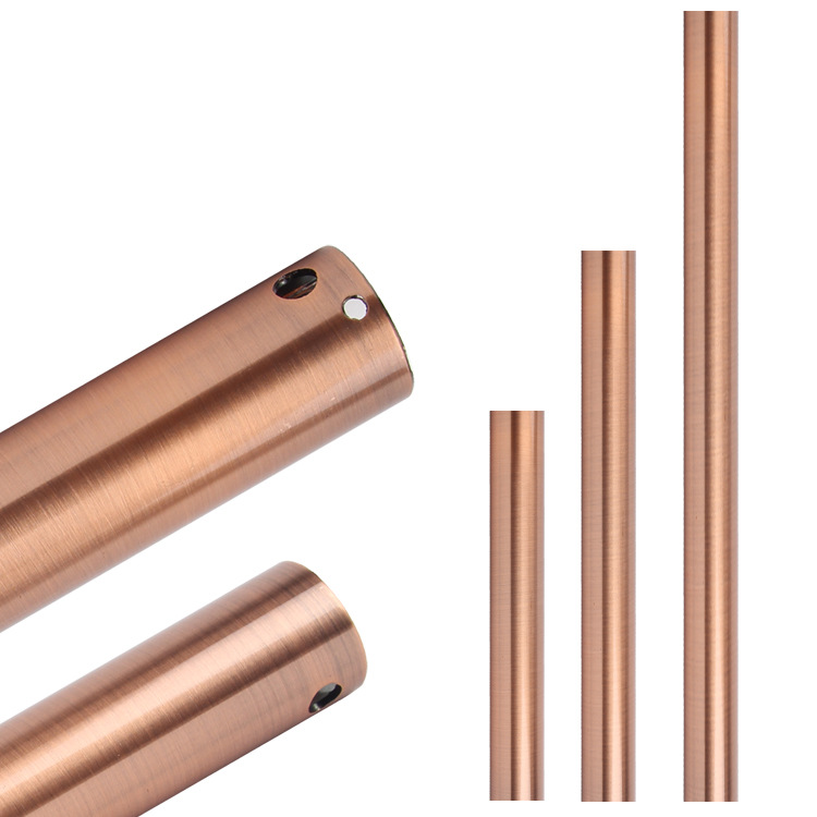 Вентилятор с лампой удлиненный кронштейн, черный белый зеленый цвет, старинный песок, никелевый цвет