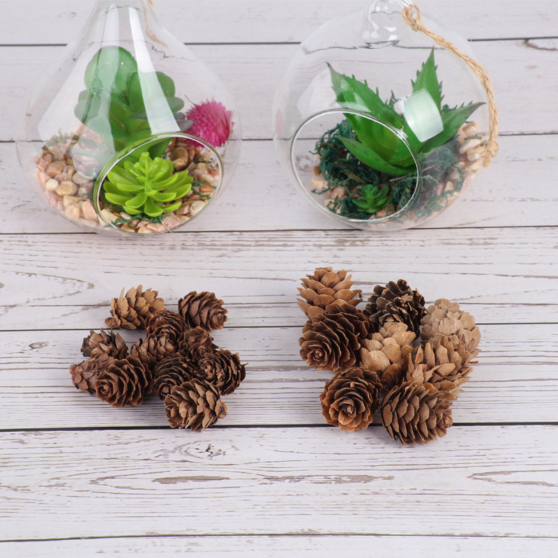 Dried Pine Cone Flower Christmas Decoration Handmade DIY Material Package Garland Accessories Natural Christmas Pine Cone Pine Cone Wholesale
