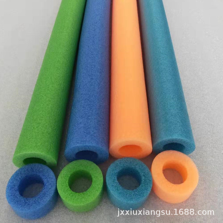 Pearl Cotton Hollow Tube Pearl Cotton Buoyancy Rod Color Foam Swimming Rod 60 Diameter Foam Round Rod Huizhou