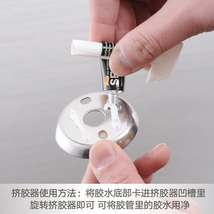 Kitchen and bathroom hardware nail-free glue squeezer glue roller multi-purpose squeezer hose toothpaste can be scraped and cut to wrap