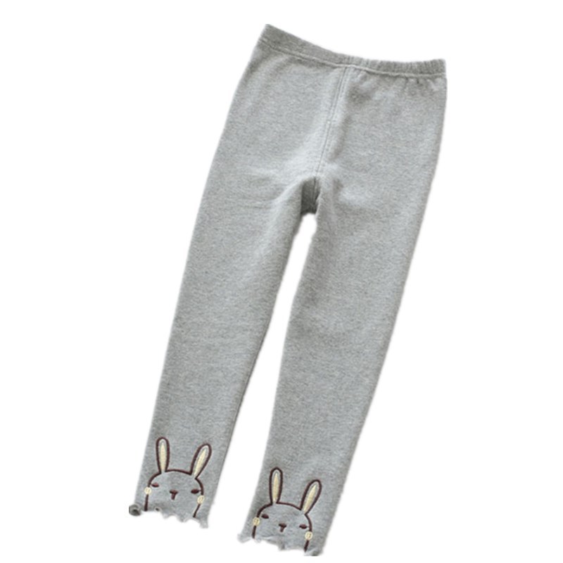 Spring and Autumn 2023 New girls' leggings outer wear slim stretch pants Korean style trousers embroidered leggings