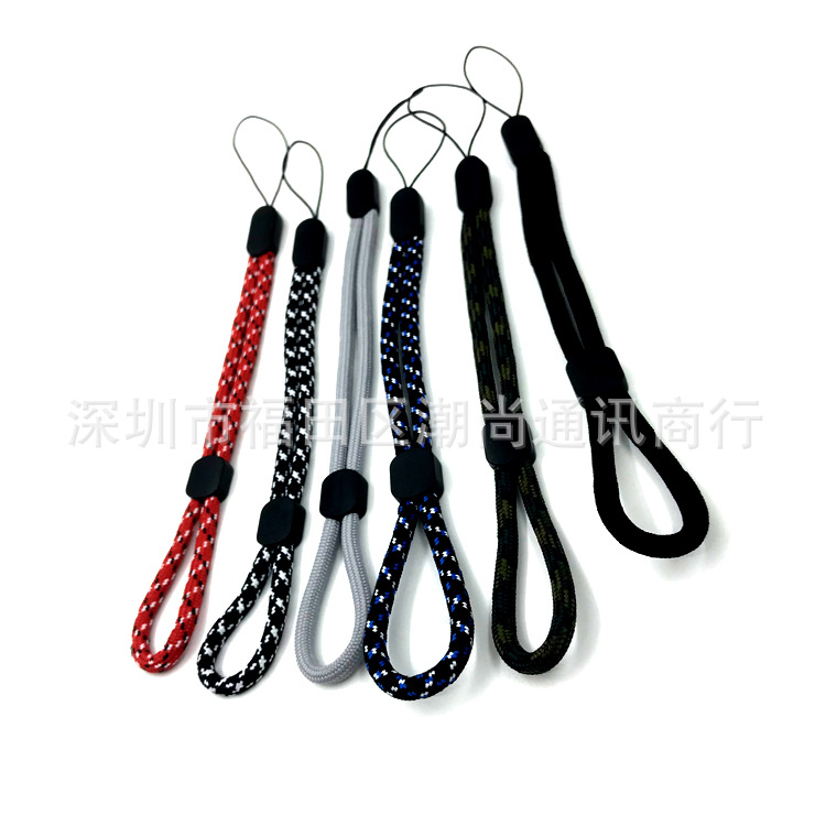 Adjusting Mobile Phone Lanyard Thick Rope Short Wrist Lanyard Intercom U Disk Bluetooth Speaker Audio Anti-loss Hanging Rope