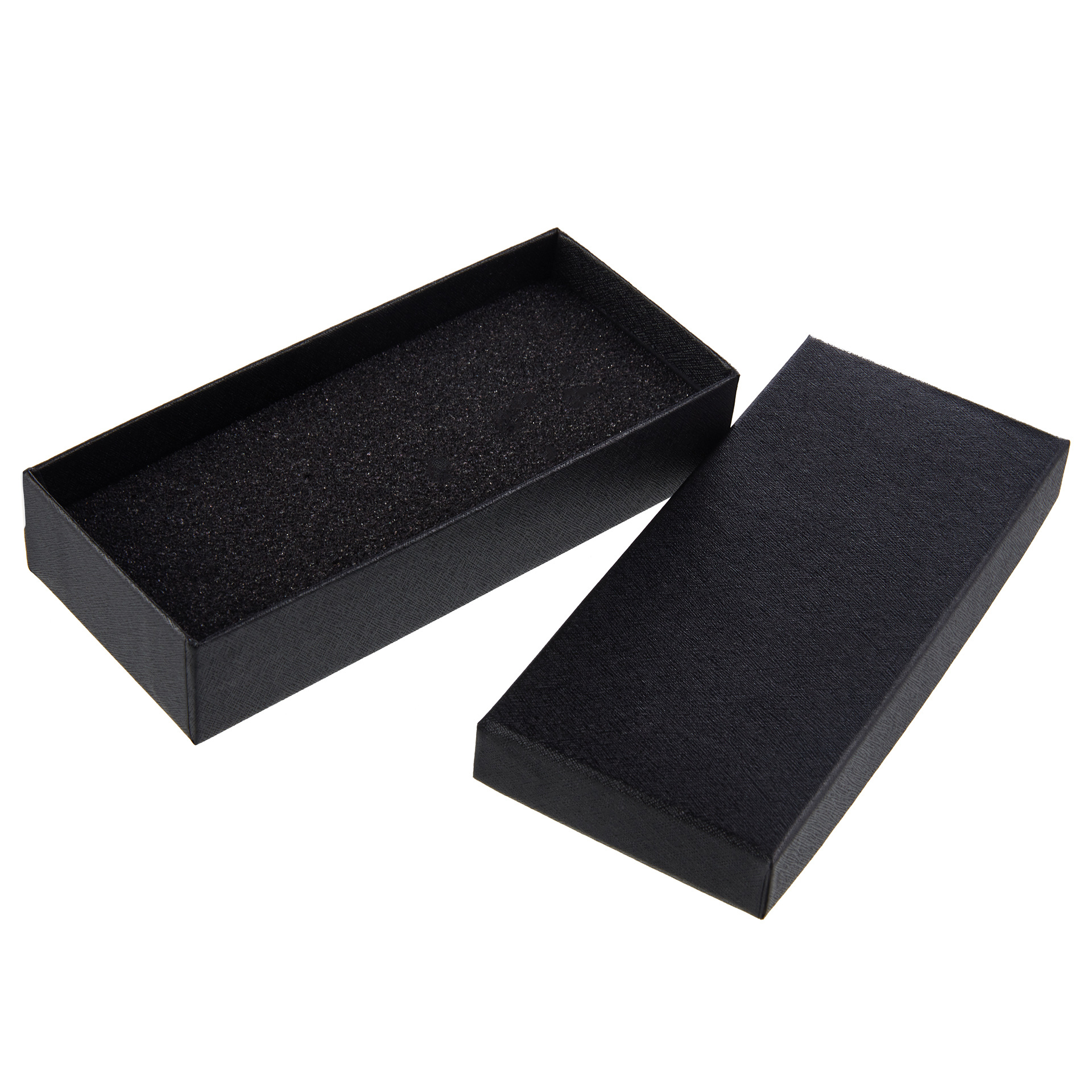 Factory Direct Sales Rectangular Black Watch Box Watch Packaging Box Jewelry Box Spot Wholesale Watch Gift Box