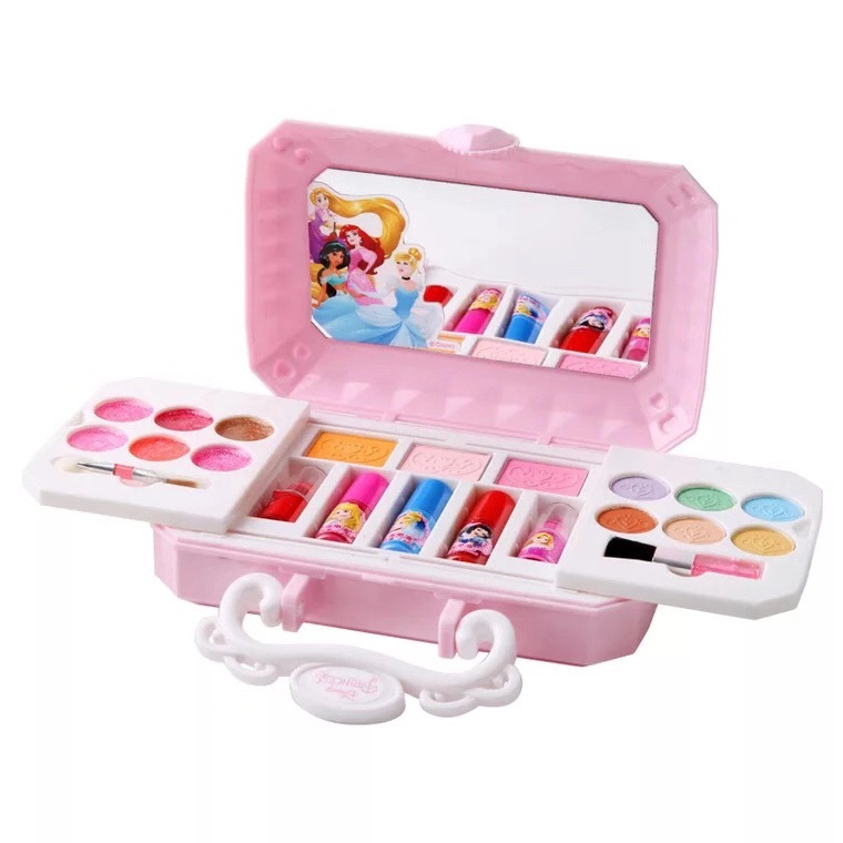 Disney Elsa Children Princess Cosmetics Little Girl Stage Performance Makeup Box Set Birthday Gift Toy