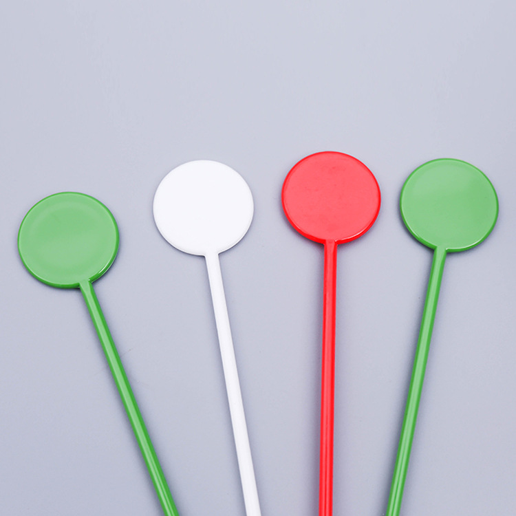 Hotel disposable PS plastic cocktail stick juice drink stirring rod plastic cocktail tools wholesale