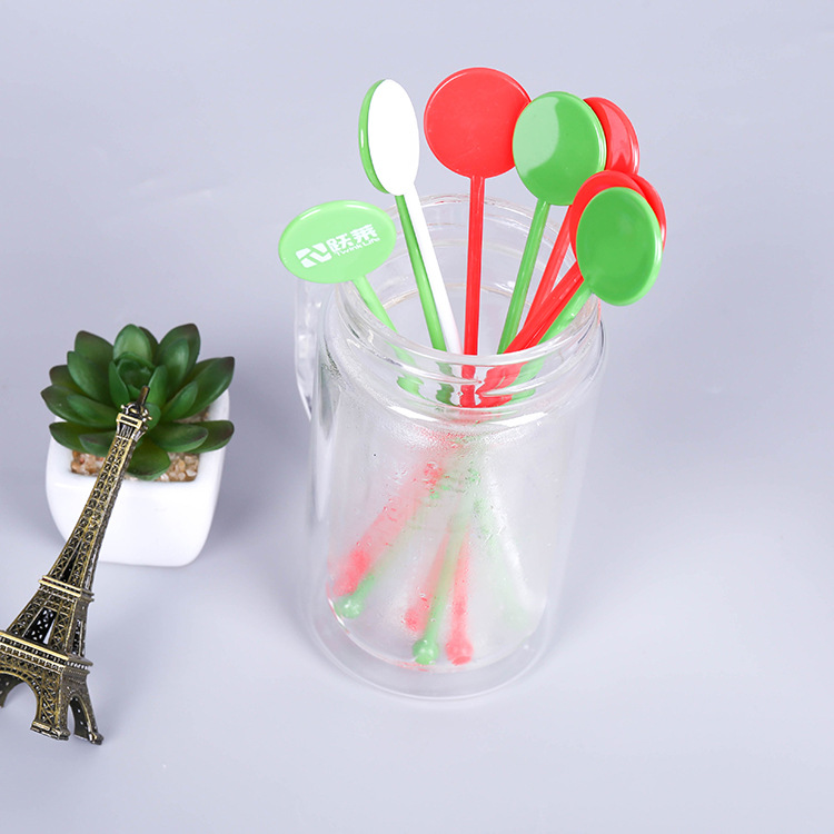 Hotel disposable PS plastic cocktail stick juice drink stirring rod plastic cocktail tools wholesale