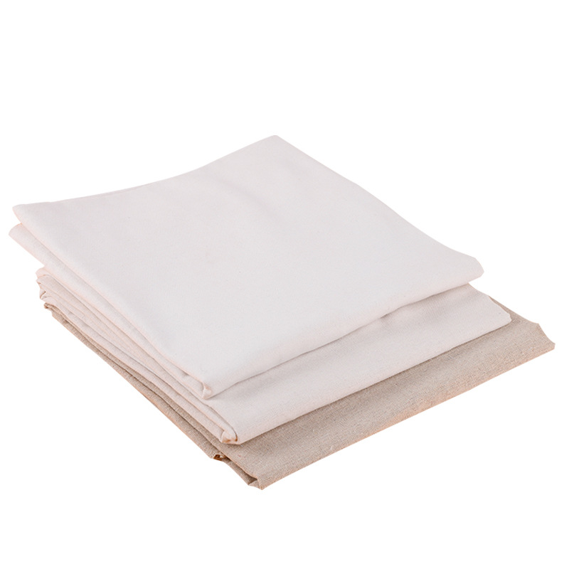 Linen Cotton Linen Polyester Cotton Fabric Imitation Linen Fabric Embryo Cloth Linen Gray Cloth Printed Background Cloth Crafts Canvas