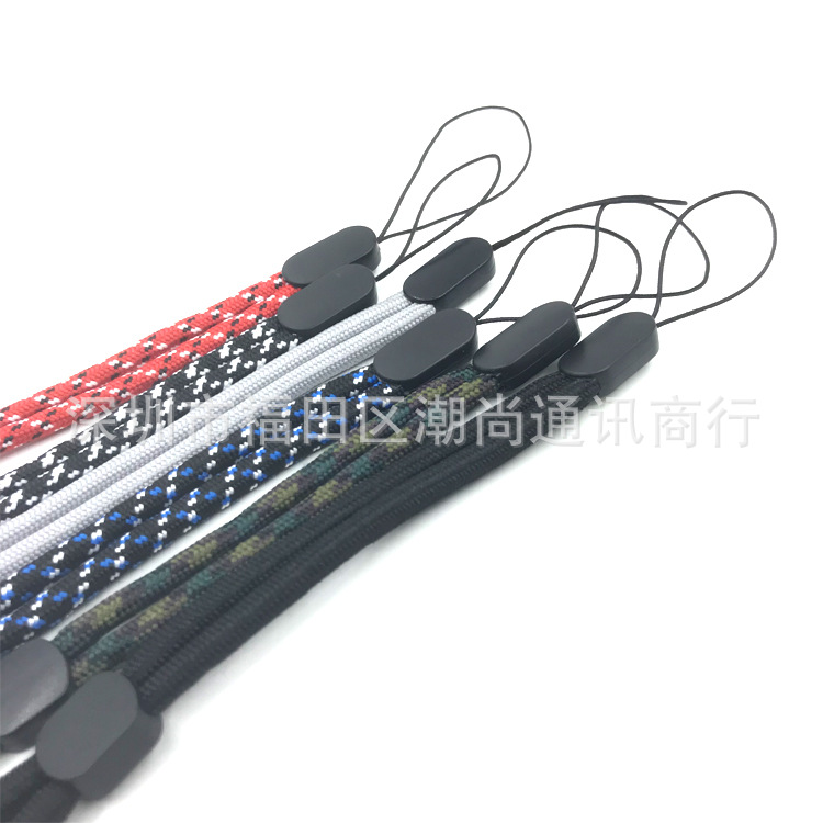 Adjusting Mobile Phone Lanyard Thick Rope Short Wrist Lanyard Intercom U Disk Bluetooth Speaker Audio Anti-loss Hanging Rope