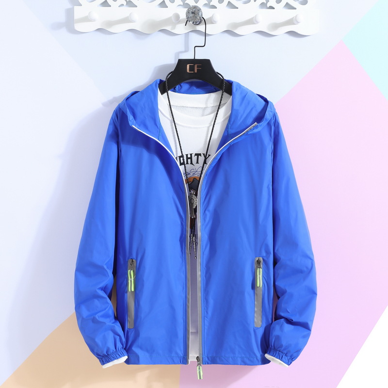 [Direct Supply from the Manufacturer] New Reflective Zipper Sun Protection Clothing for Couples, Sun Protection Clothing for Men, Outdoor Fishing Clothing with Logo Printing