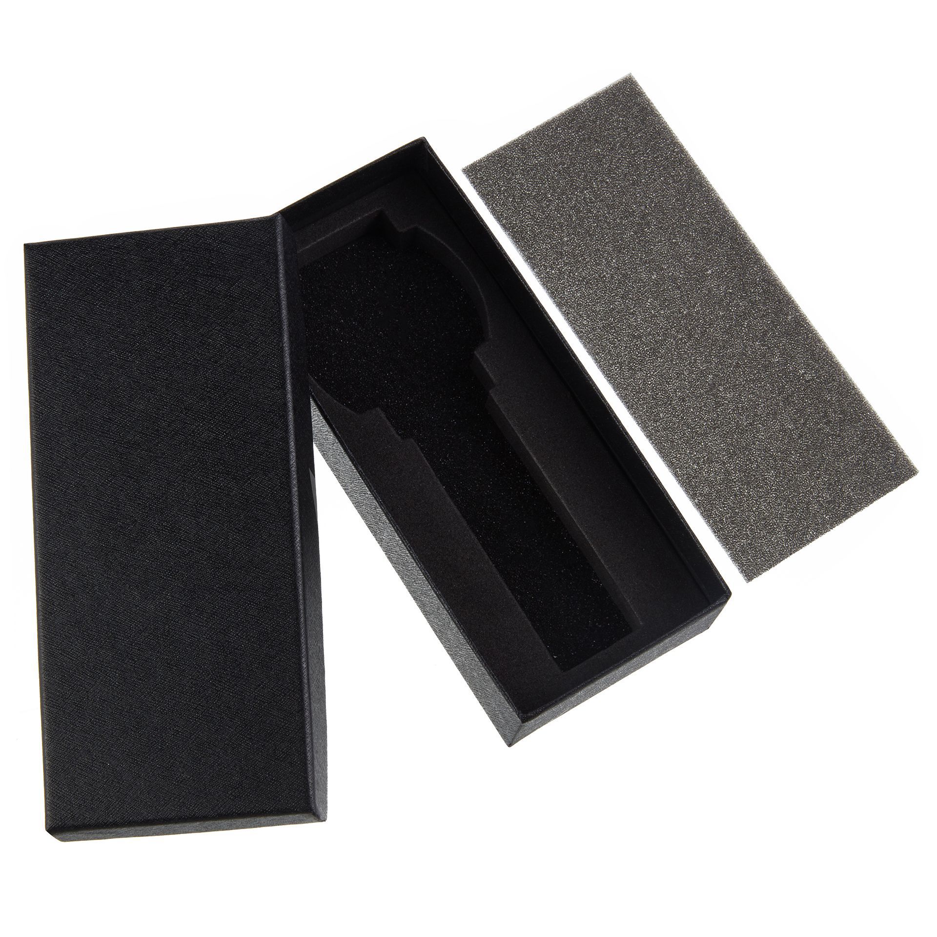 Factory Direct Sales Rectangular Black Watch Box Watch Packaging Box Jewelry Box Spot Wholesale Watch Gift Box