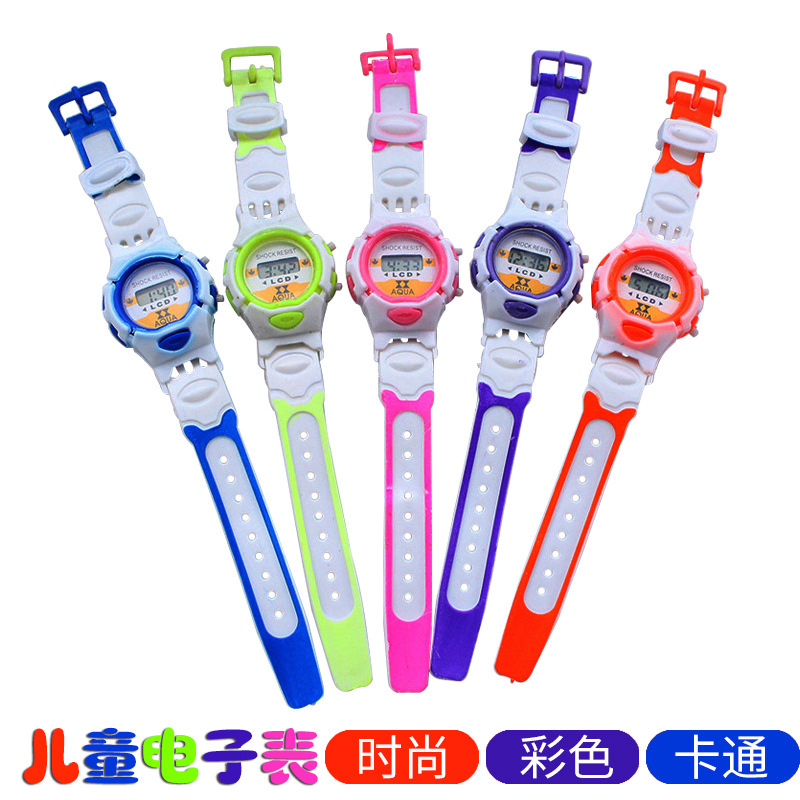 Children's Electronic Watch Boys Girls Watch Sports Cartoon Electronic Watch Kindergarten Children's Gift Wholesale