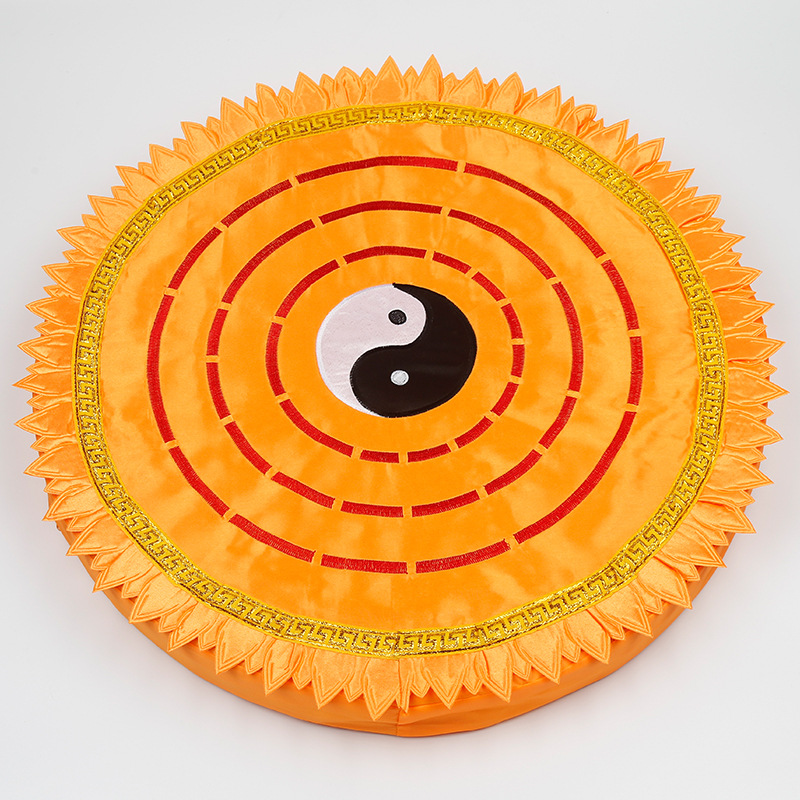 Shunfuyuan High-Elastic Round Lotus Household Worship Mat for Worshiping Buddha, Meditation, Buddhist Hall Kneeling Mat, Meditation Meditation Futon Mat