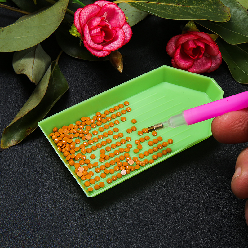 Factory Direct Sale Diamond Painting Dotting Tray, Dotting Tray Painting Tool, Small Dotting Tray, Jewelry Dotting, Creative Decoration