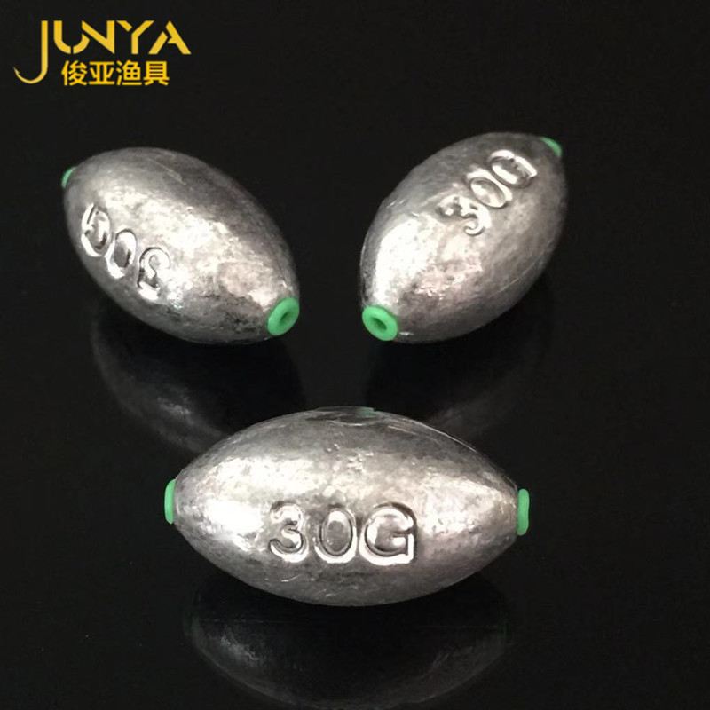 Свинцовый подвес в форме яйца для рыбалки