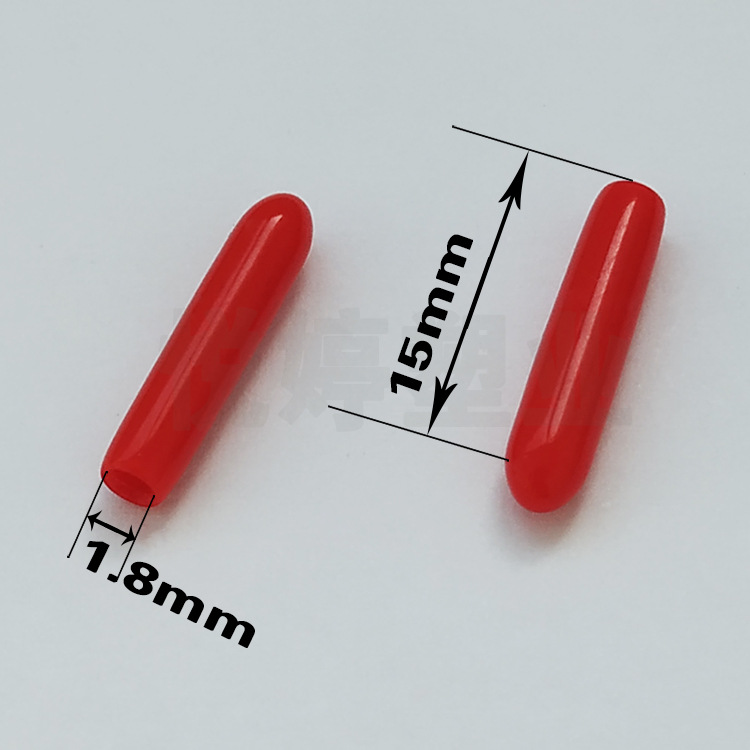 Rubber sheath Iron wire sheath sheath cable connector insulation rubber screw rubber cap PVC protective cap