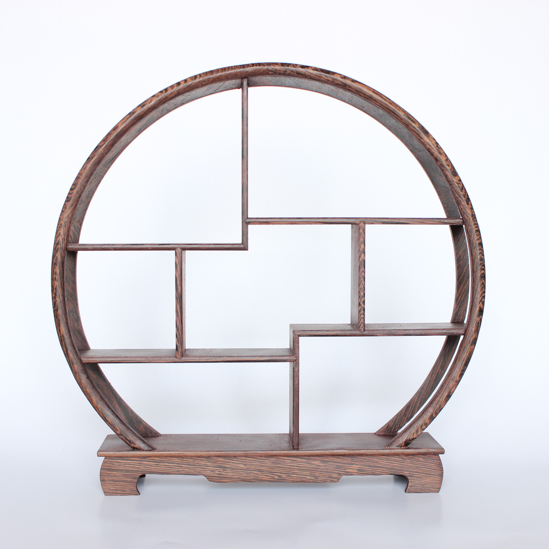 Маленький антикварный стеллаж из дерева куриного крыла, подставка для чайников, чайный набор, ваза, мини-антресоль в китайском стиле