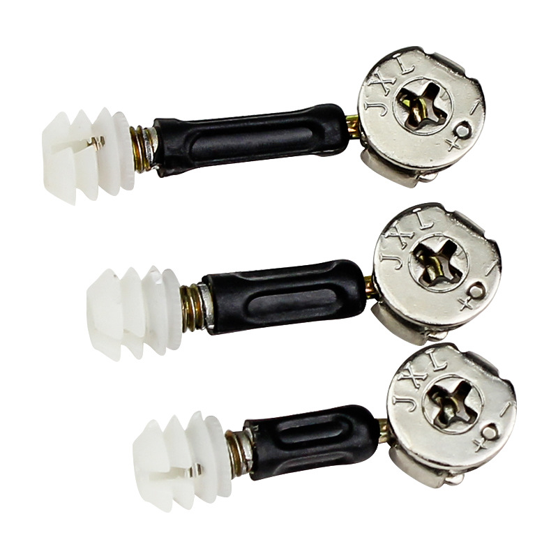 Zinc alloy three-in-one connector furniture cabinet hardware accessories three-in-one eccentric wheel furniture hardware connector