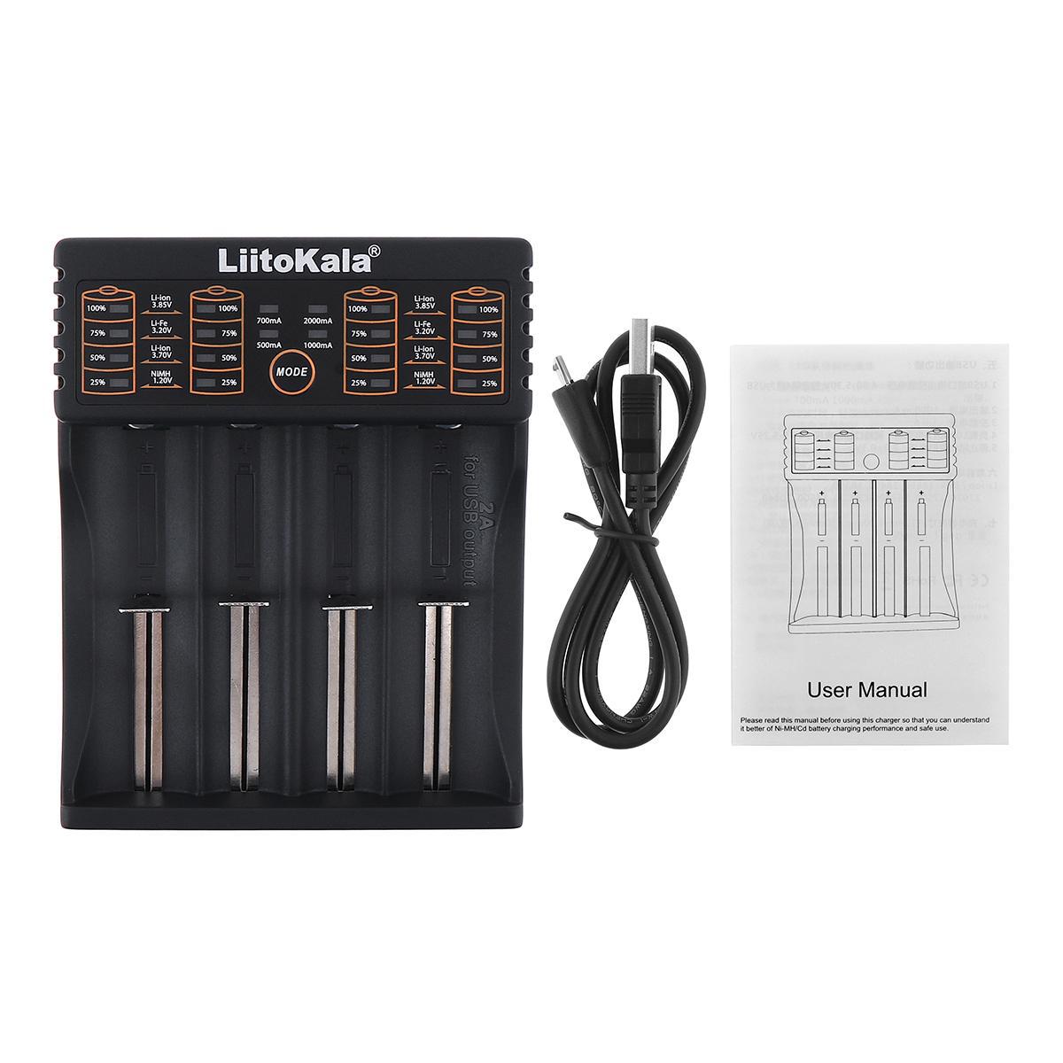 Liitokala Lii-402 Cross-Border Exclusive Lithium Battery Charger 18650 Charger with USB Output