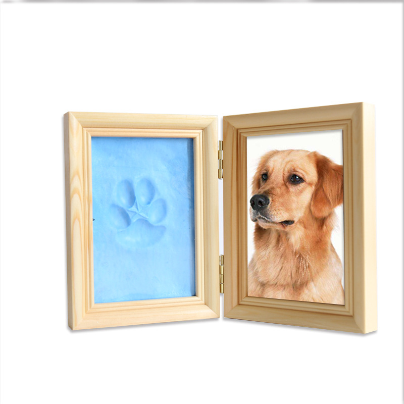 Pet paw prints diy inkpad dog footprints commemorative Meow paw prints inkpad cat paw prints photo frame souvenir