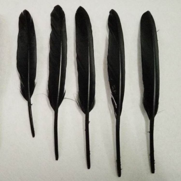 Factory direct selling goose feather small straight knife clothing accessories crafts decoration goose feather in stock supply