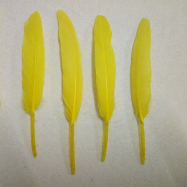 Factory direct selling goose feather small straight knife clothing accessories crafts decoration goose feather in stock supply