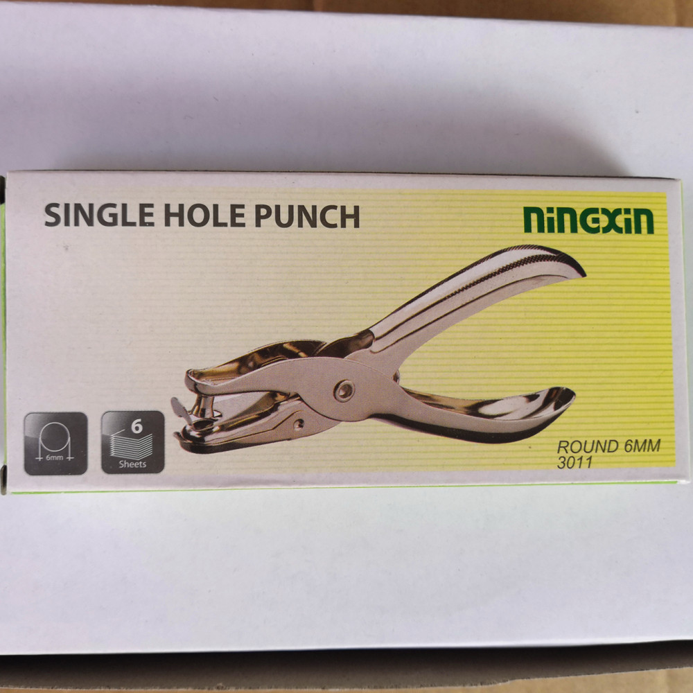 Металлические плоскогубцы для дырок, 8*13см, ручной, для одного отверстия