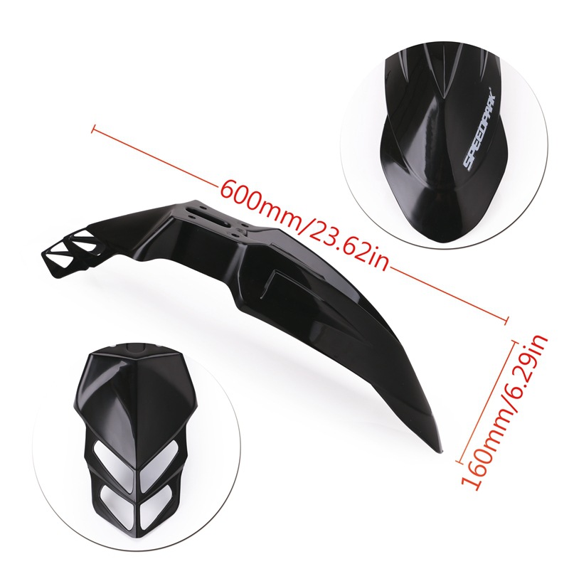 Tax-Included Price Modified Accessories Motorcycle Front Fender Mudguard Plastic Shield Suitable for Yamaha Suzuki