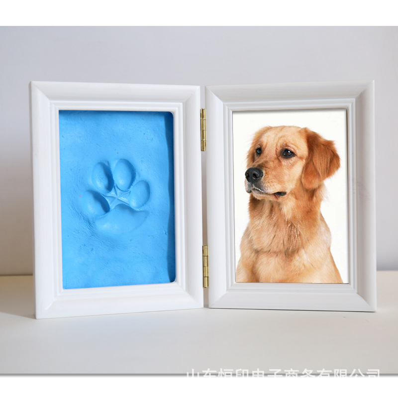 Pet paw prints diy inkpad dog footprints commemorative Meow paw prints inkpad cat paw prints photo frame souvenir