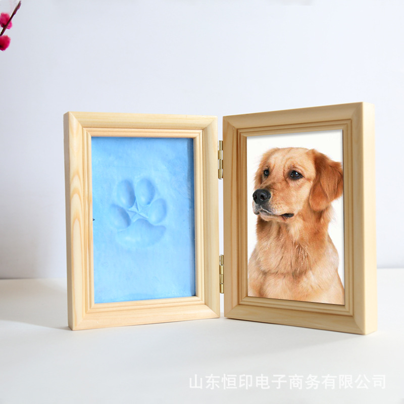 Pet paw prints diy inkpad dog footprints commemorative Meow paw prints inkpad cat paw prints photo frame souvenir