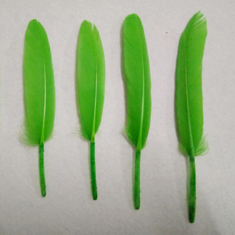 Factory direct selling goose feather small straight knife clothing accessories crafts decoration goose feather in stock supply