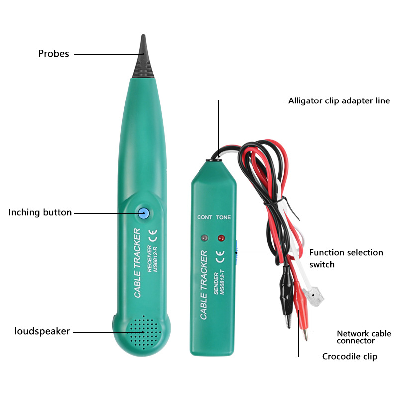 Foreign Trade Ms6812 Cable Tracker Tester Network Cable Line Tester Line Finder Line Finder Portable