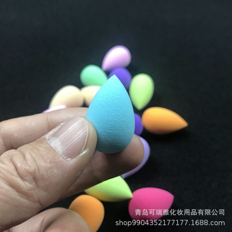 Wholesale Small Non-Latex Gourd Powder Puff Water Drop Mini Beauty Egg Sponge Puff Makeup Cotton Puff 20*30