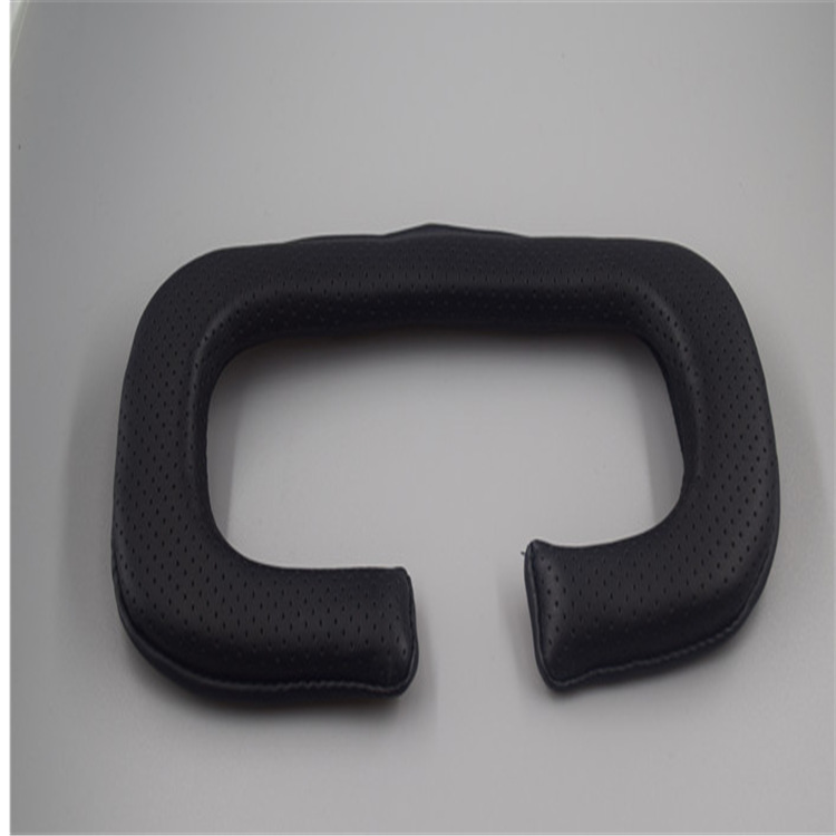 Manufacturer Sewing Vr Eye Mask Pu Leather Perforated Sponge Eye Mask Virtual Vr Head Display Sponge Pad Sheath Sponge Dongguan
