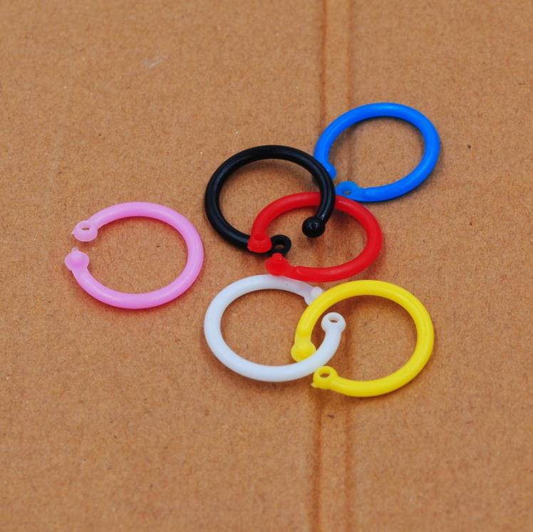 Пластиковое открытое кольцо для проверки, 2.0 кольцо для листов, пластиковое кольцо с защелкой
