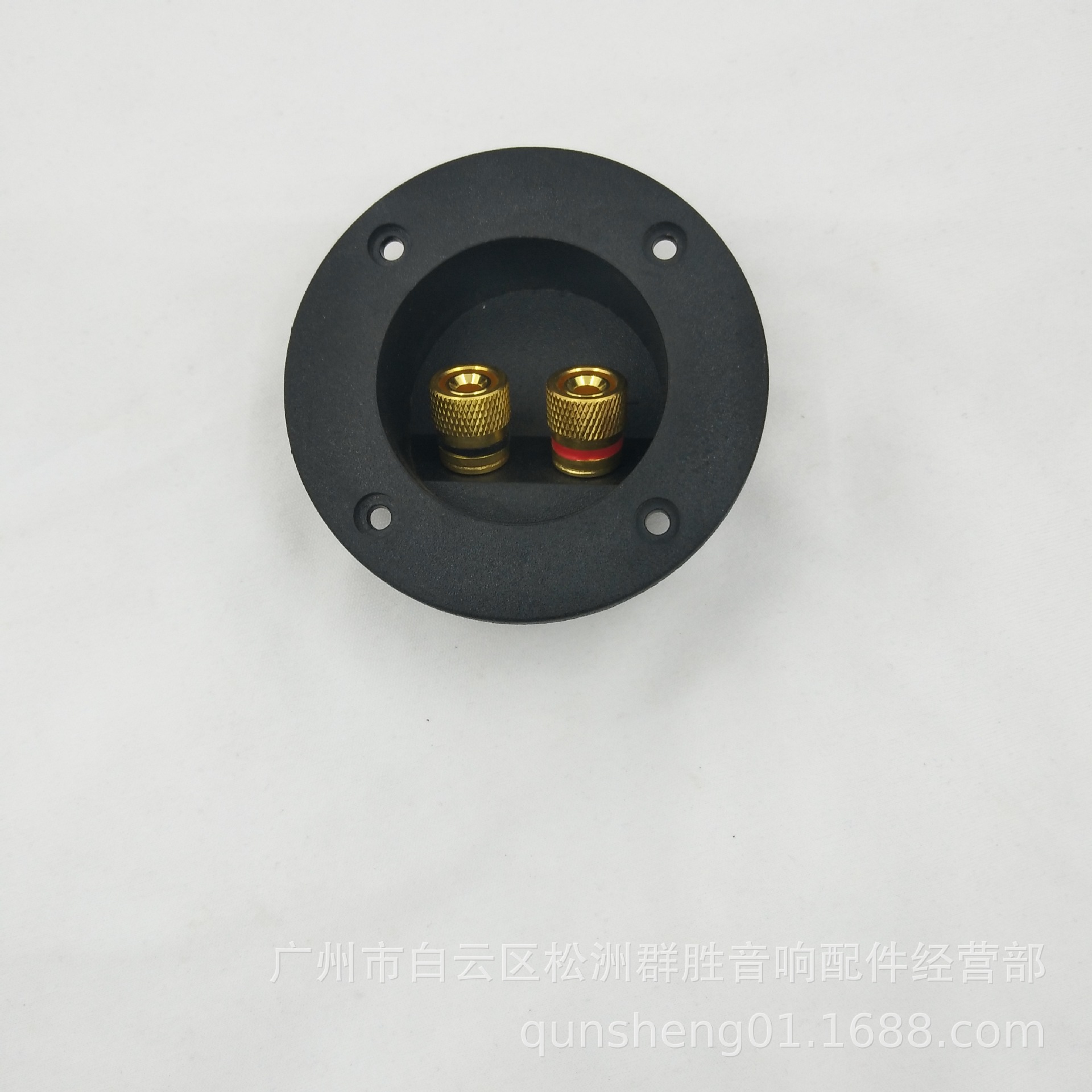 Opening 75 inside and outside round junction box 303 pure copper pole clamp box audio terminal speaker back board junction box