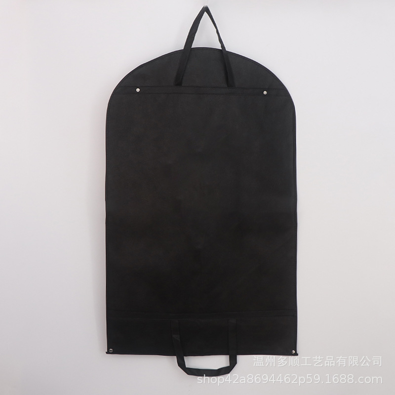 In stock non-woven suit bag wholesale coat dust bag clothing storage bag dress bag printed LOGO