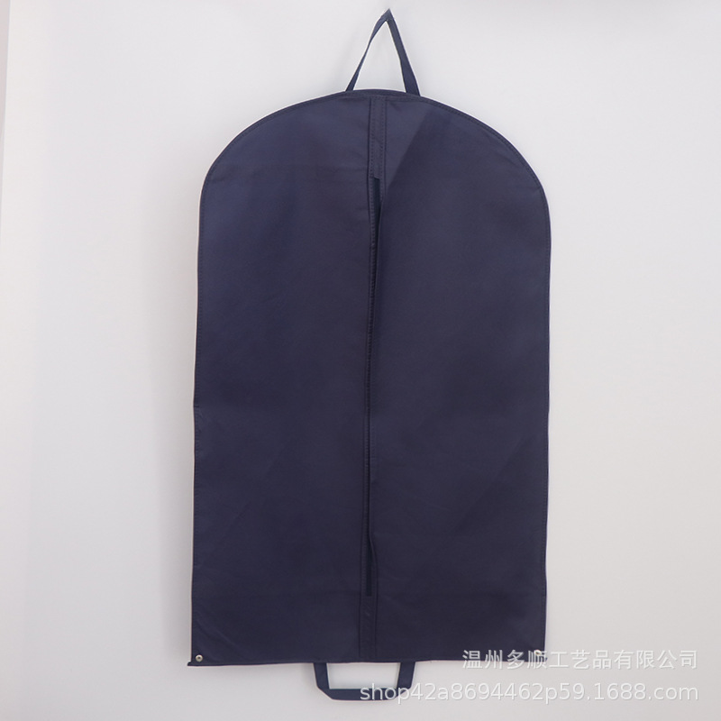 In stock non-woven suit bag wholesale coat dust bag clothing storage bag dress bag printed LOGO