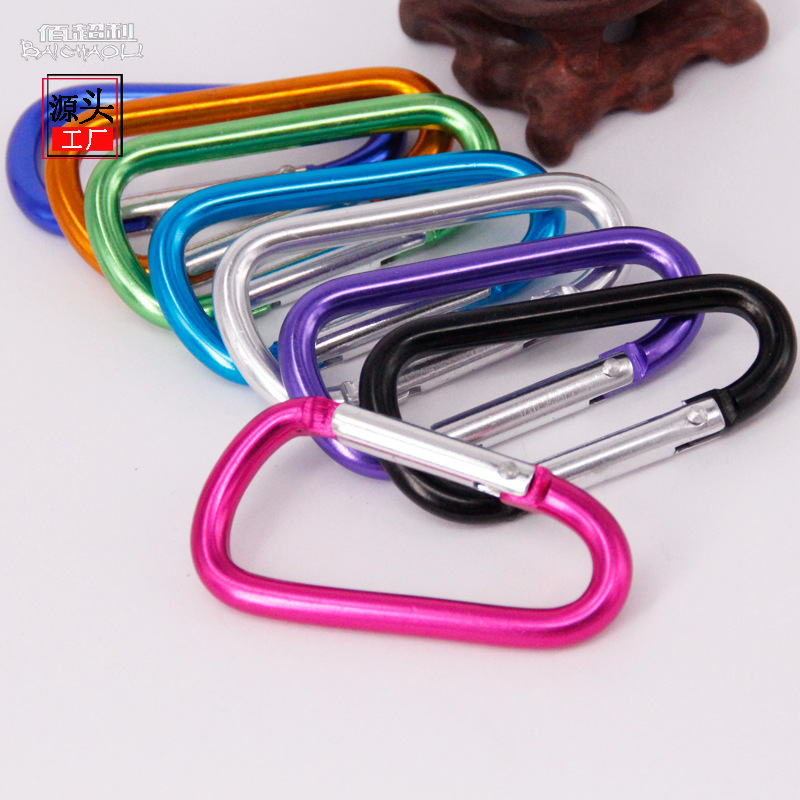 Карабин из алюминиевого сплава Bai Chao, черный, для альпинизма, быстрое крепление к рюкзаку