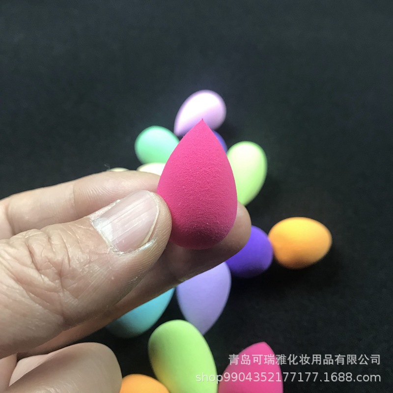 Wholesale Small Non-Latex Gourd Powder Puff Water Drop Mini Beauty Egg Sponge Puff Makeup Cotton Puff 20*30