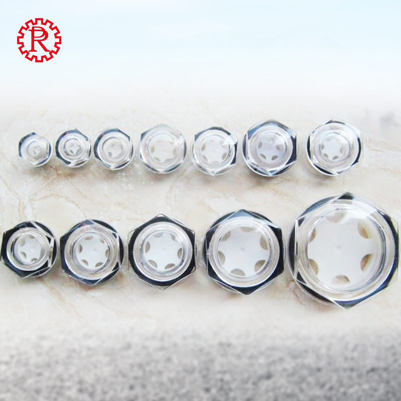 Taixing Tyrone cycloid pin wheel reducer accessories aluminum mirror cover oil window oil level gauge aluminum oil viewing mirror