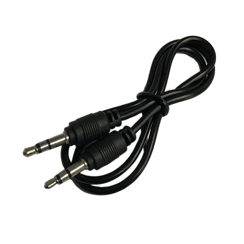 3.5 audio recording line 3.5 audio line male to male aux audio line car Bluetooth audio double sound line wholesale
